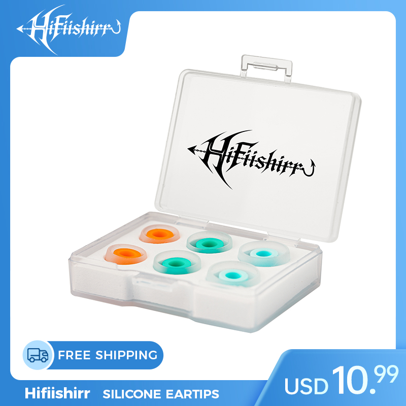 Silicone Ear Tip Replacement - Hifiishirr キャンディーカラー シリコン イヤーチップ 3 ペア