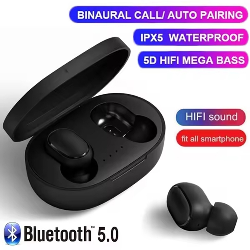 Wireless Earbuds Tws - A6S TWS イヤホンワイヤレス Bluetooth 5.0 ヘッドフォンタッチコントロールイヤフォンマイク付きスポーツ防水ヘッドセット