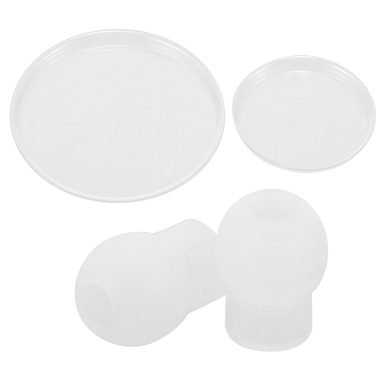 Silicone Ear Tip Replacement - 1セットシリコン製聴診器型耳栓、快適な交換用イヤーチップ、病院・クリニック用品、ノイズリダクション、ユニバーサルイヤーチップ