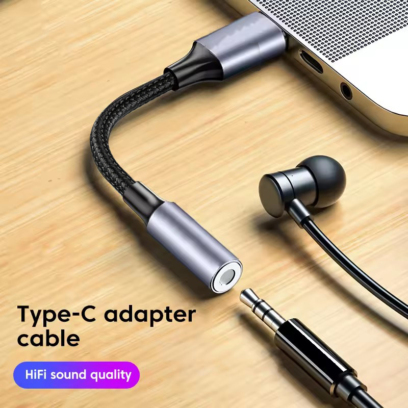Audiophile Headphone Wired - USB Cオーディオアダプター DAC Type-C - 3.5mmジャックメス