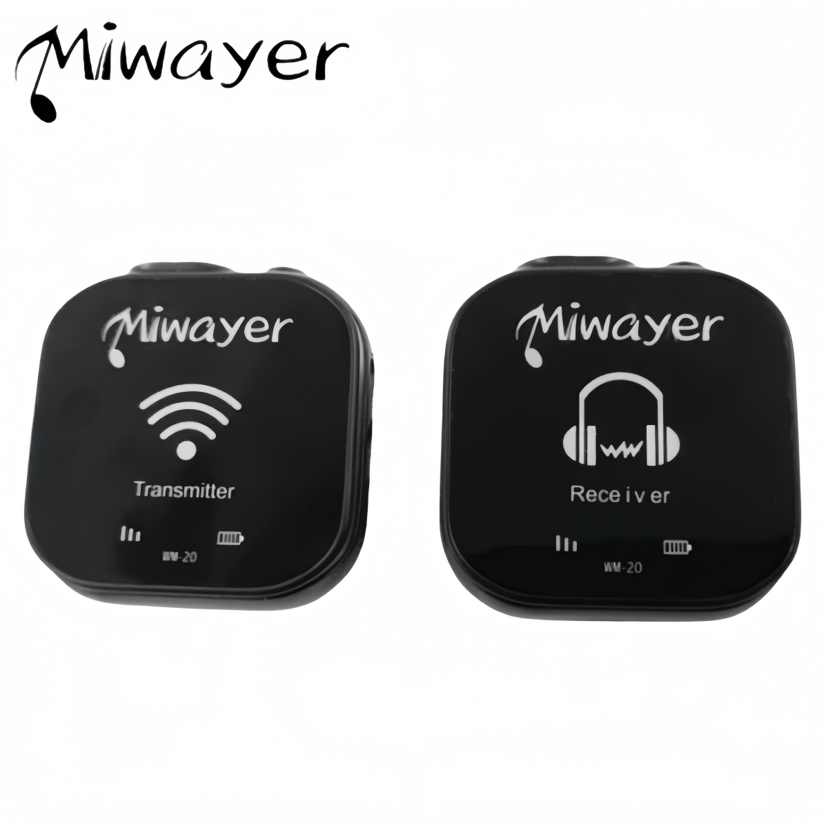 In Ear Monitor Iem - Miwayer WM-20 5.8Gワイヤレスインイヤーモニターシステム送信機と受信機、自動ペアリング機能付きIEMシステム、ステージ/歌手向け