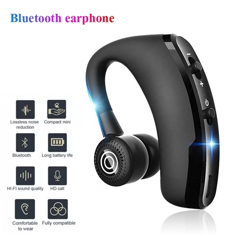 Sports Earphone Hook - ワイヤレス Bluetooth 5.2 イヤホン防水スポーツノイズリダクションヘッドフォン HD マイク付きミニイヤーフック