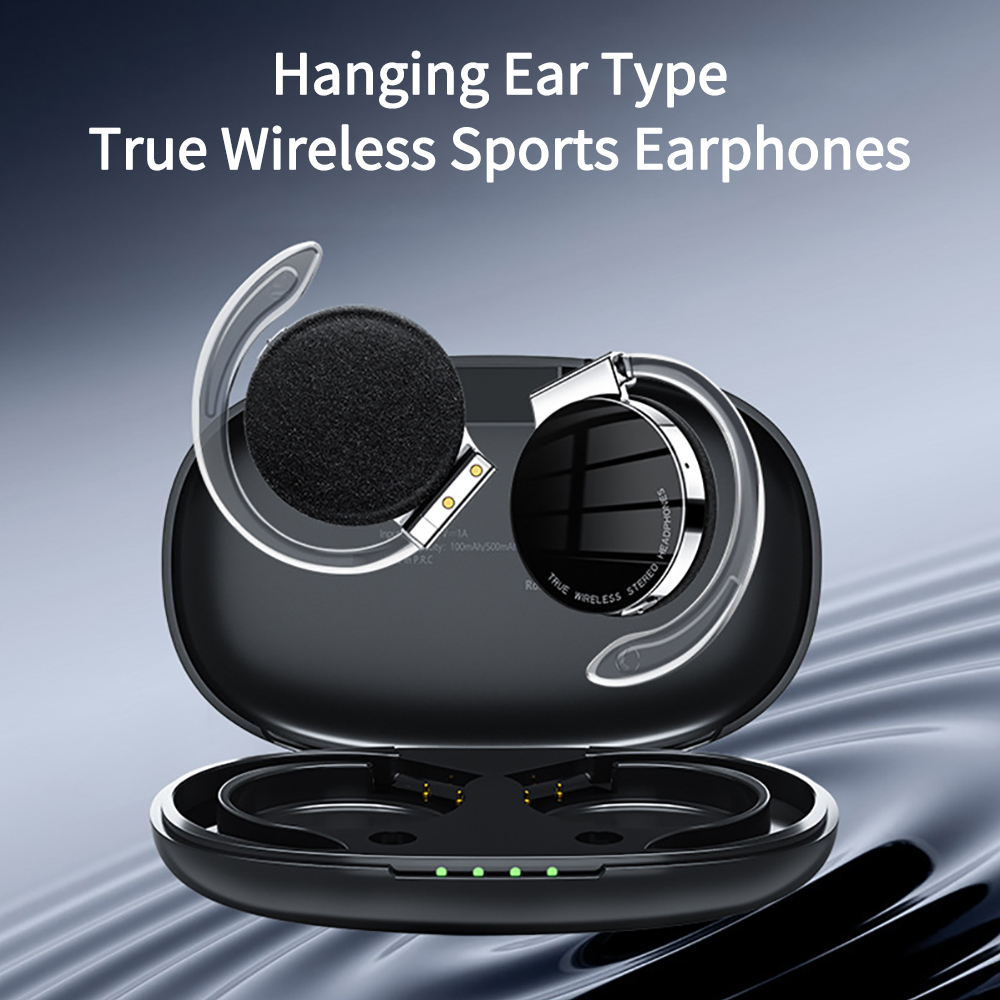Sports Earphone Hook - Bluetoothワイヤレスヘッドセットf2tws,サウンドキャンセル,ステレオ音楽ヘッドセット