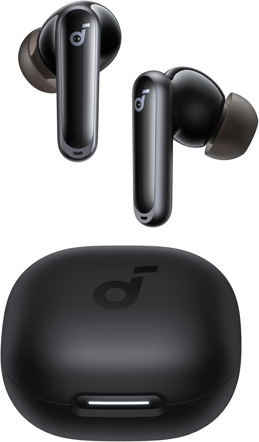 Earbuds Charging Case - アダプティブノイズキャンセリングイヤホン、60時間再生、2-in-1ケーススタンド、ワイヤレス充電、Bluetooth 5.3