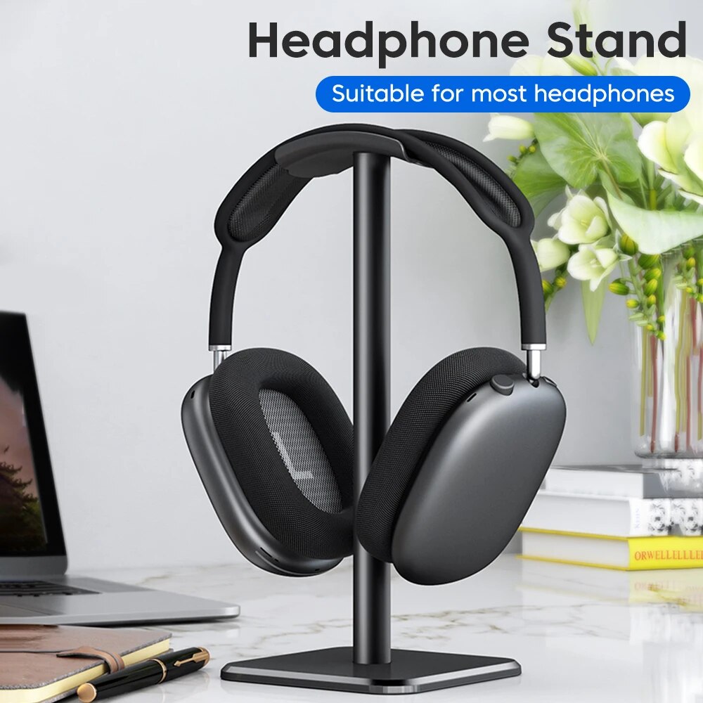 Headphone Stand Desk - ユニバーサルヘッドフォンスタンドアルミ合金ヘッドセットホルダーゲームイヤホンデスクトップヘッドフォンサポートホルダー