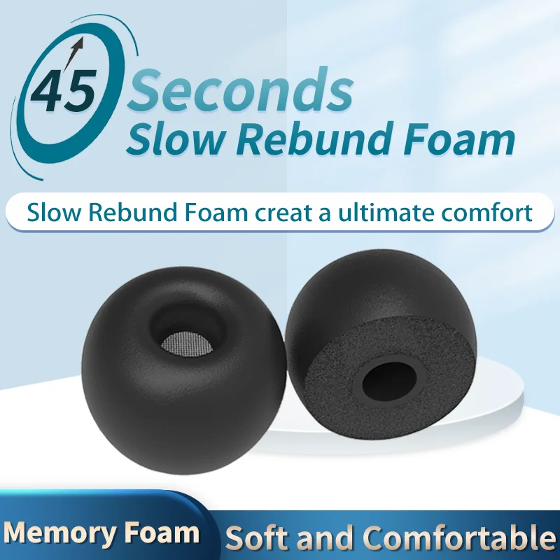 Earphone Foam Tip - ソフトメモリーフォームイヤホンチップ ノイズアイソレーション 快適なメモリーフォームイヤーチップ イヤーパッド イヤホン用イヤーパッド インイヤーフォン用