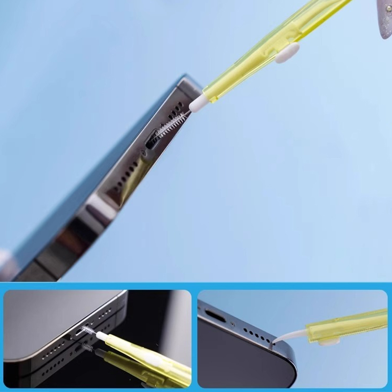 Usb C Earphone - クリーニングブラシ 金属製 USB C充電ポート用 ユニバーサルミニダストプラグ除去クリーナーキット スマホイヤホンクリーニング用