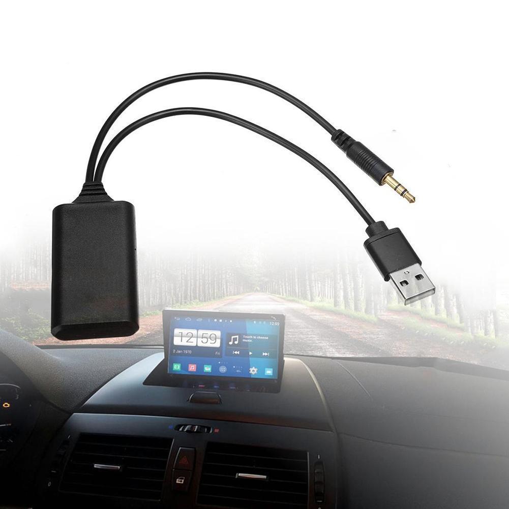 Bluetooth Adapter Receiver - 車用ワイヤレスBluetoothケーブルアダプターレシーバーAUX HIFI高音質音楽オーディオステレオレシーバージャックワイヤレスラジオアダプターAux