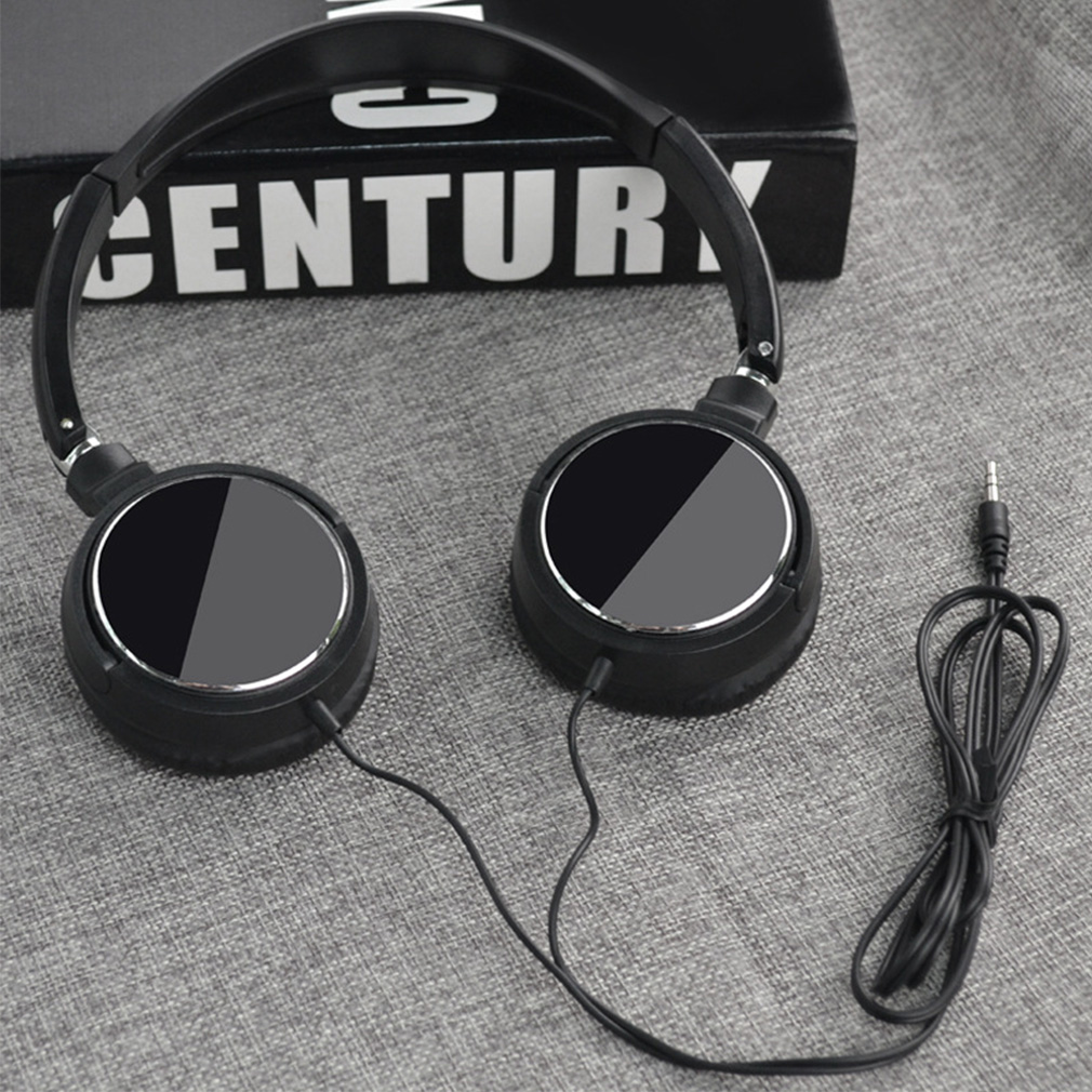 Audiophile Headphone Wired - 折りたたみ式ノイズキャンセリングスポーツ有線イヤホンユニバーサル 3.5 ミリメートルオーバーイヤーヘッドフォン HiFi ステレオサウンドポータブル音楽ゲームヘッドセット