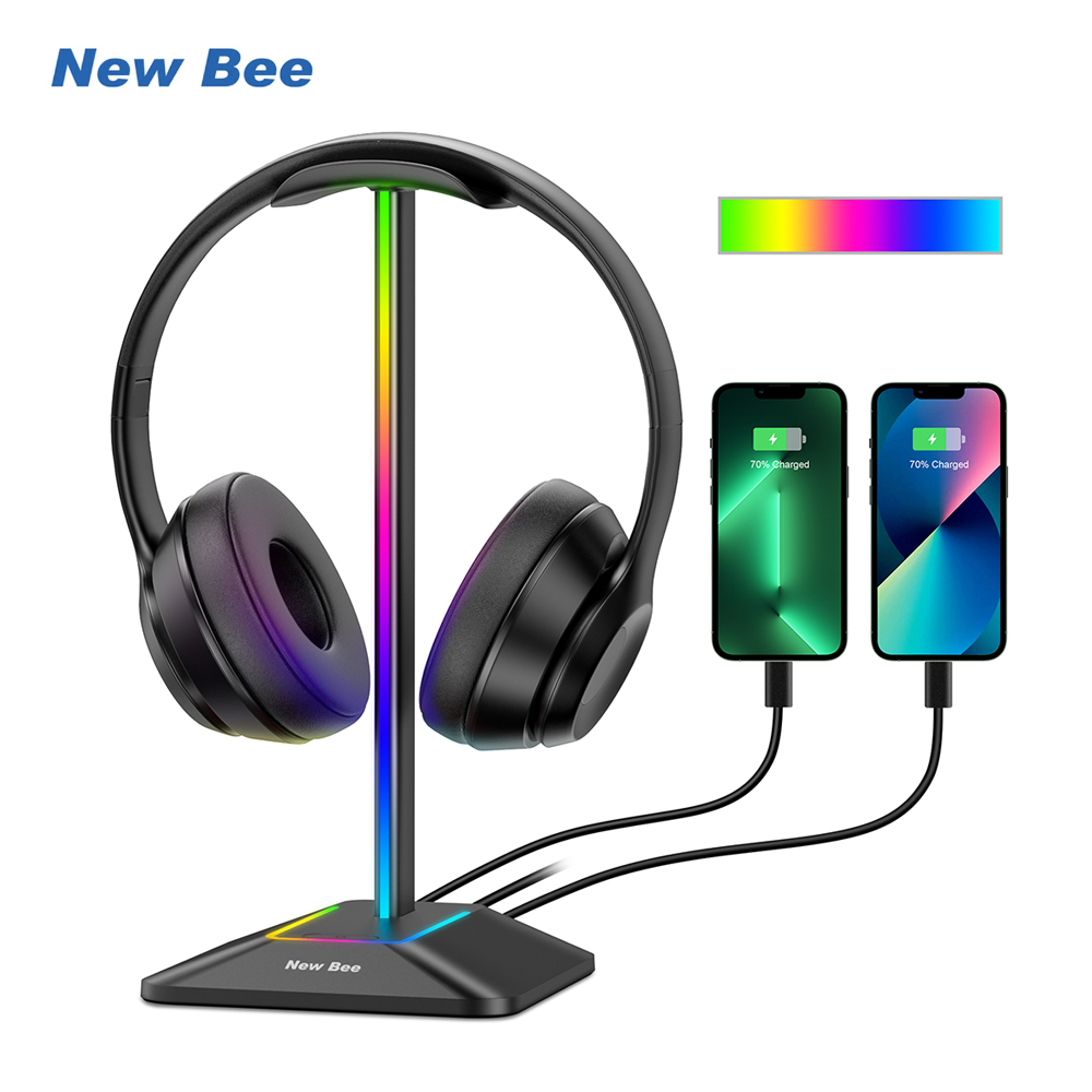 新しい Bee Z8 RGB ヘッドフォンスタンドホルダー  - Gaming Headset Rgb のレビューと価格