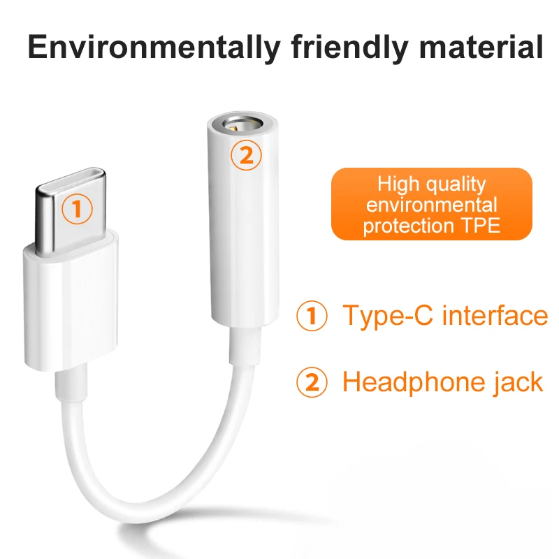 USB C - 3.5mmヘッドホンジャックアダプター Au - Usb C Earphone のレビューと価格
