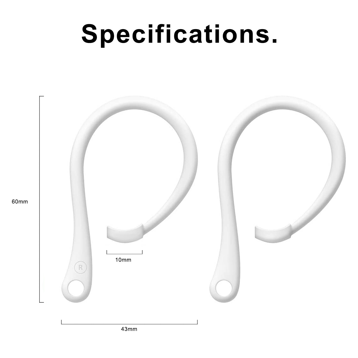 Apple AirPods 1/2/3/4用紛失防止イヤーフ - Sports Earphone Hook のレビューと価格