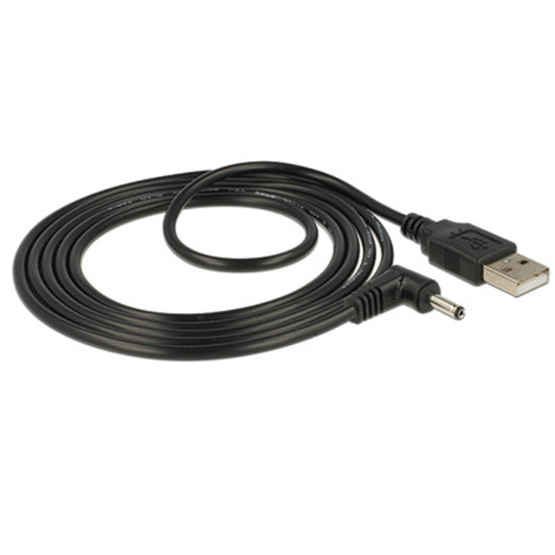 ブラックエルボ 90 USB オス - オス DC 電源ケー - Cable Extension 3.5 のレビューと価格