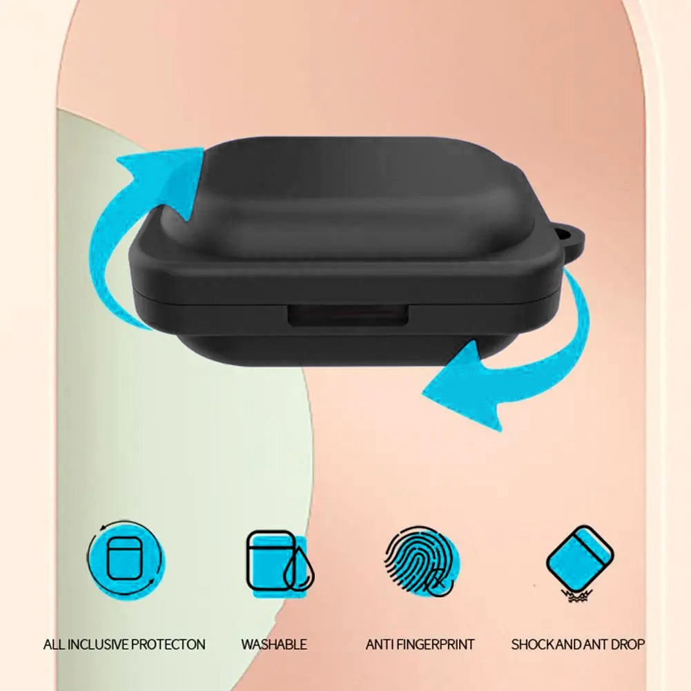 シリコンイヤホンケースカバー 耐衝撃イヤホン充電ケーススキン - Earbuds Charging Case のレビューと価格