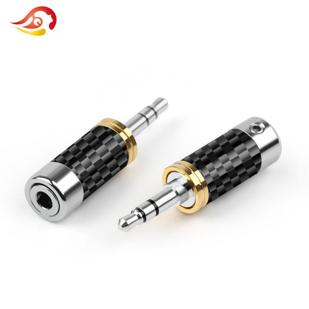 Qyfang 3.5 ミリメートル 3 極ステレオ金属アダプ - Audiophile Headphone Wired のレビューと価格