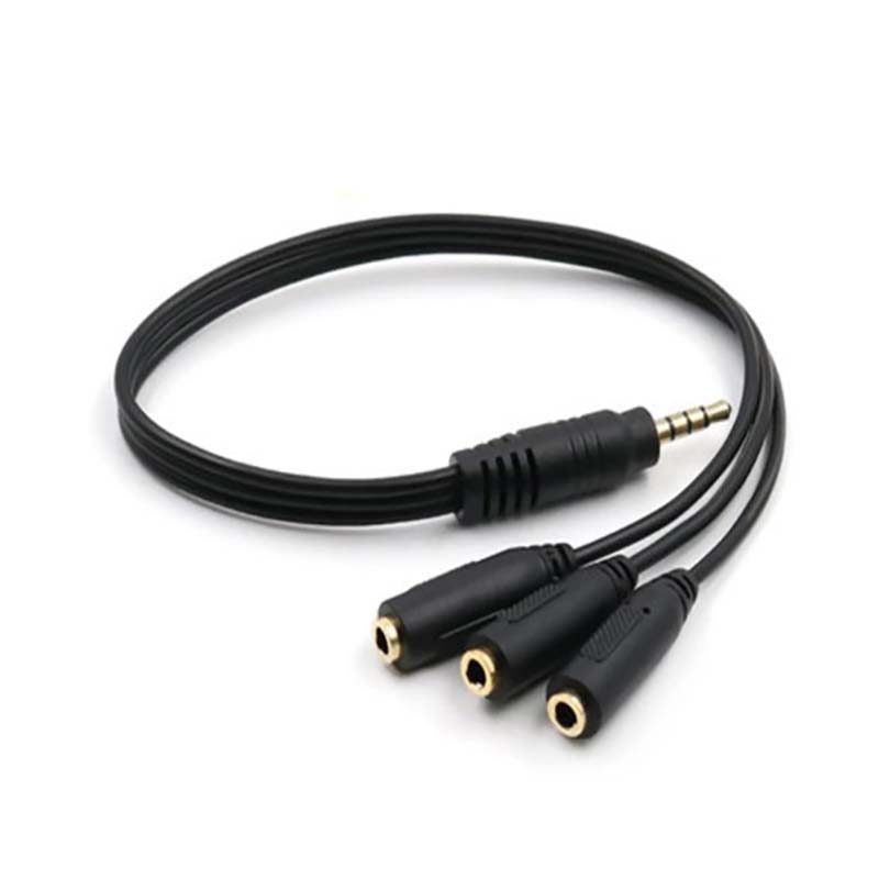 1個 3.5mm 3ウェイポート AUX マルチヘッドホンイ - Earphone Splitter Jack のレビューと価格