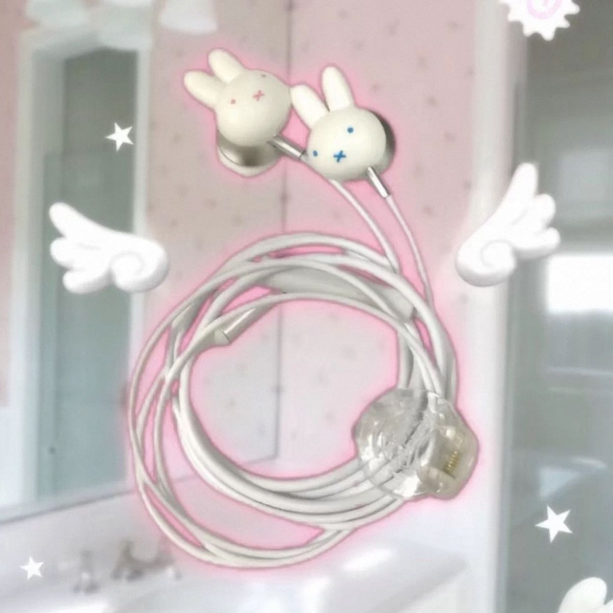 ヴィンテージかわいいミッフィーウサギ有線インイヤーイヤホン高 - Usb C Earphone のレビューと価格