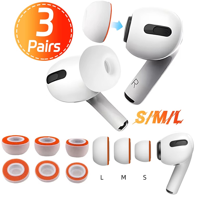 S/M/L メモリーフォーム交換用イヤーチップ AirPod - Earphone Foam Tip のレビューと価格