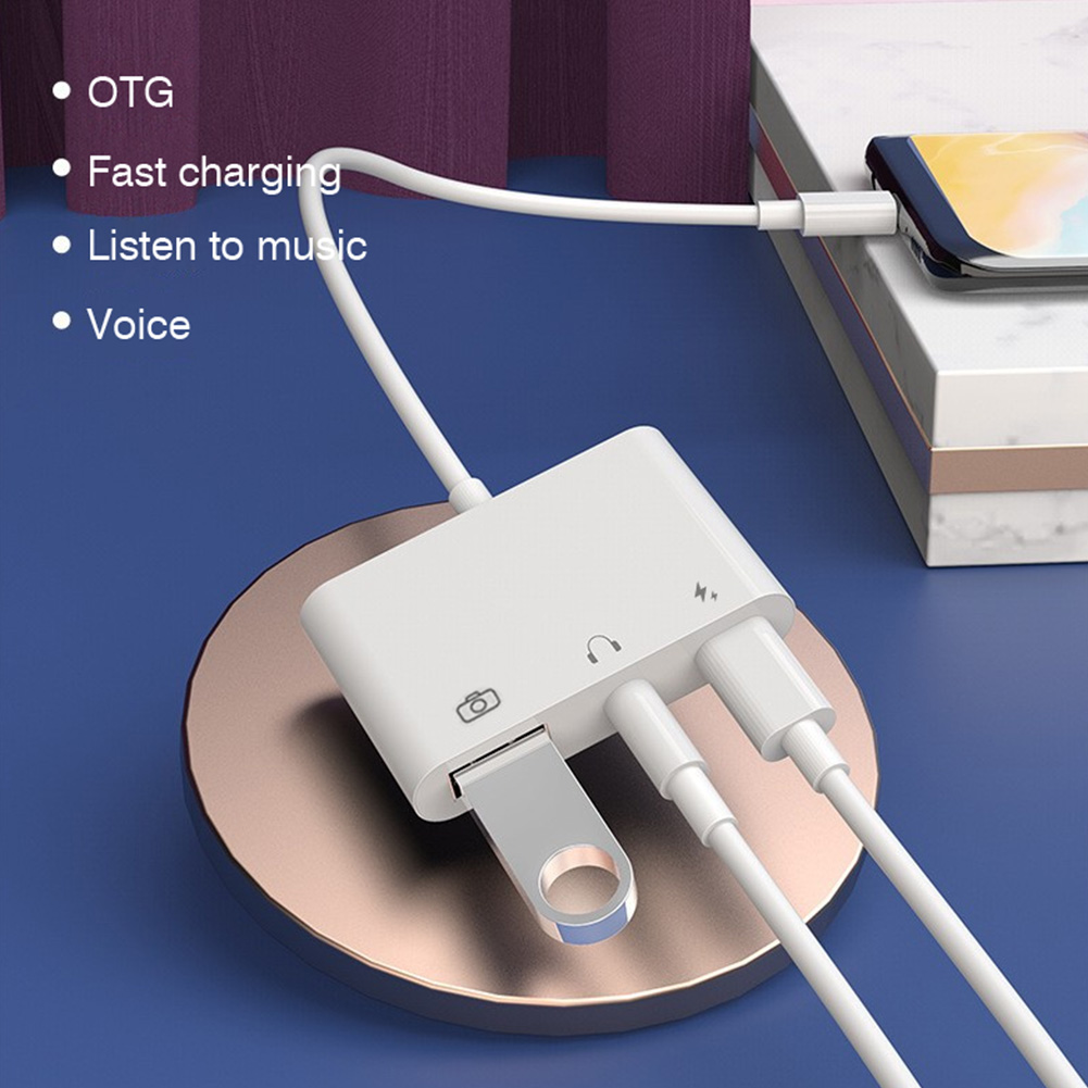 3 in 1 Type C - 3.5mmジャックイヤホンオ - Earphone Splitter Jack のレビューと価格