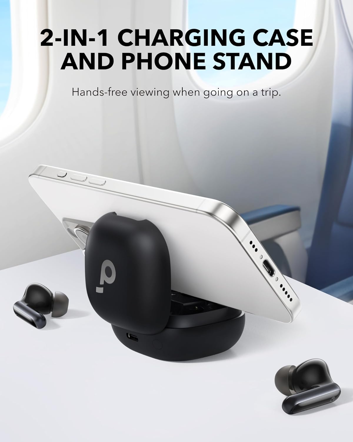 アダプティブノイズキャンセリングイヤホン、60時間再生、2- - Earbuds Charging Case のレビューと価格