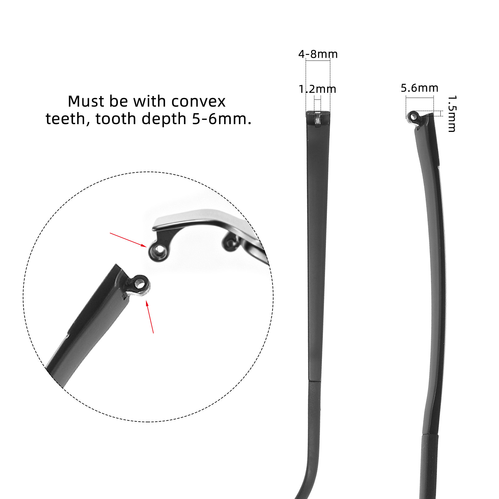 ユニバーサル眼鏡テンプルエンドチップソフトシリコン眼鏡アーム - Silicone Ear Tip Replacement のレビューと価格