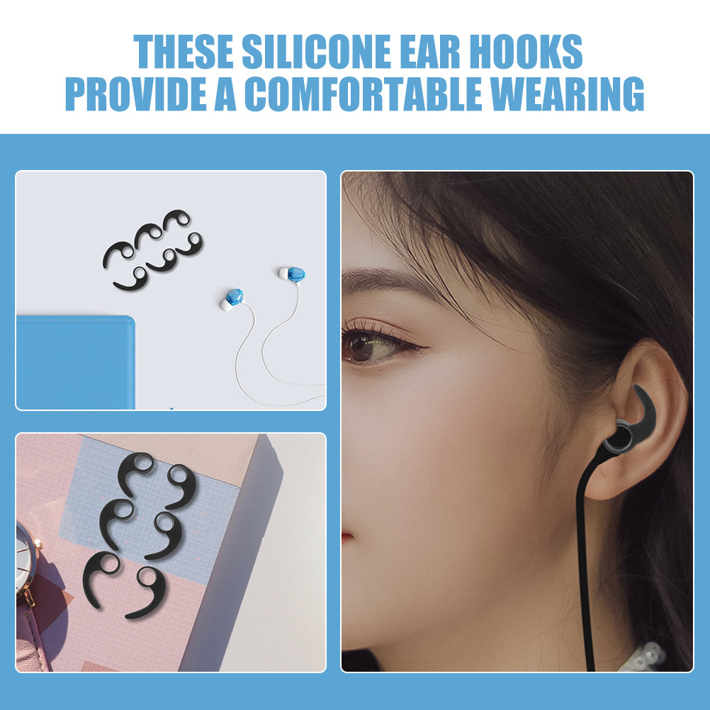 12個入り シリコン製イヤーフック スポーツ用滑り止め イン - Silicone Ear Tip Replacement のレビューと価格