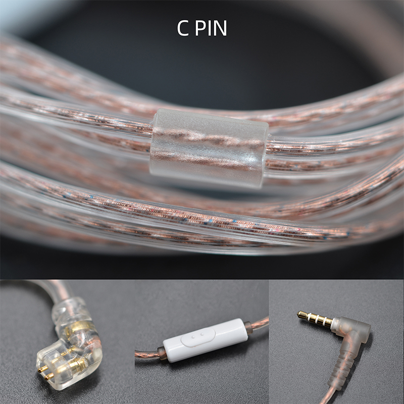 オリジナルKZイヤホンケーブル 無酸素銅線 マイクオプション - Wired Earphone Mic のレビューと価格