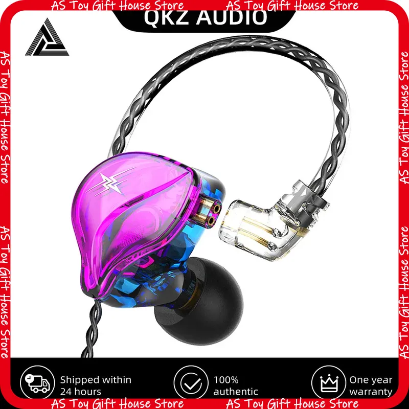 QKZ ZXT インイヤー有線ヘッドホン ハイレゾ ダイナミ - Wired Earphone Mic のレビューと価格