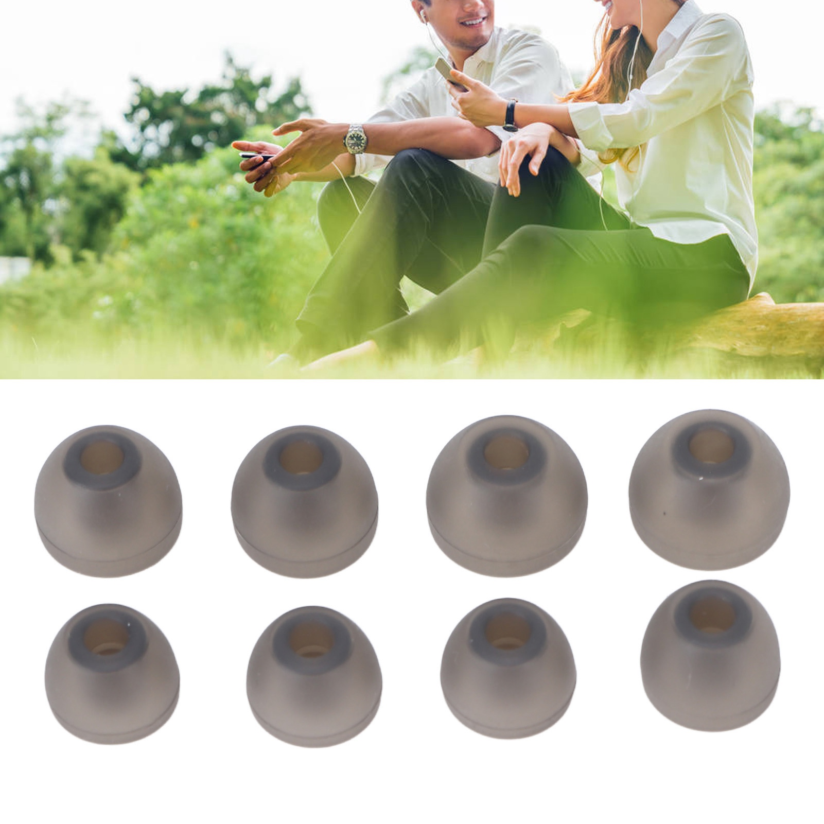 シリコン製イヤーチップ交換用ノイズリダクション快適イヤーチッ - Silicone Ear Tip Replacement のレビューと価格