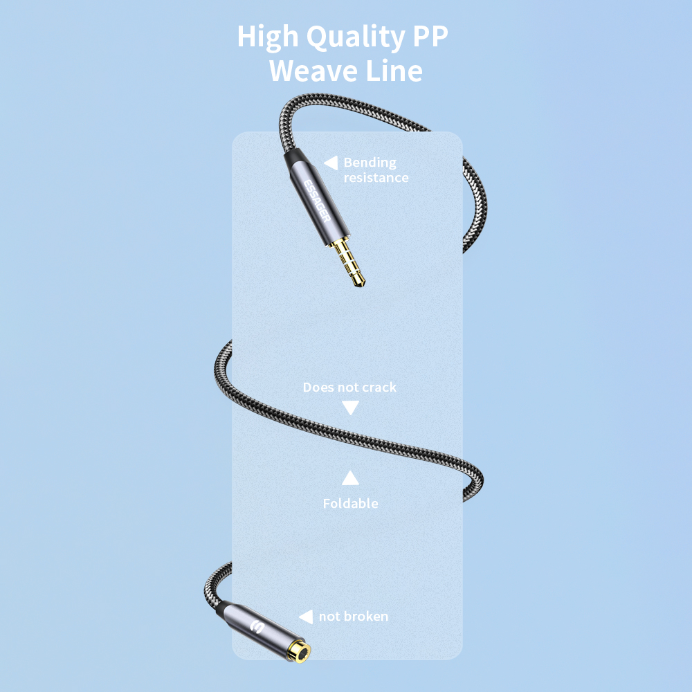 Essager-ヘッドフォンケーブルジャック,3.5mm,オ - Earphone Splitter Jack のレビューと価格