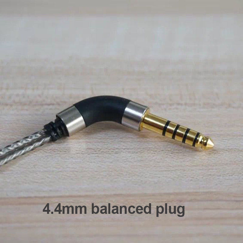 MMCX銀メッキヘッドフォンアップグレードケーブル、HiFi - Audiophile Headphone Wired のレビューと価格