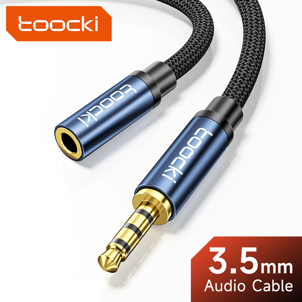 Toocki-ヘッドフォンマイク用の3.5mmジャック,携帯 - Cable Extension 3.5 のレビューと価格